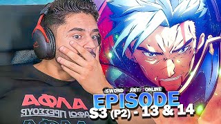 VECTOR VS BERCOULI Quel roi ce mec SWORD ART ONLINE SAISON 3 PARTIE 2 EPISODE 13 amp 14 REACTION FR [upl. by Dugan]