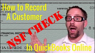 How to Record A Customer Returned Payment in QuickBooks Online NSF Check [upl. by Ennyleuqcaj578]