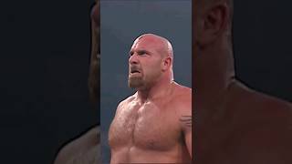 Triple H attacks Goldberg during Goldbergs Match with Batista [upl. by Vaas152]