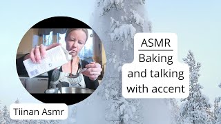 Asmr in English  Baking and talking with accent [upl. by Learsiy776]