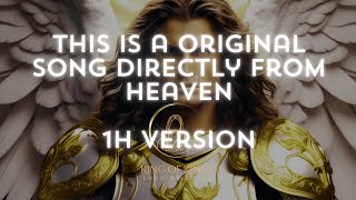 A REAL SONG FROM HEAVEN  1H VERSION  ENGLISH LYRIC worshipmusic truegod warfareprayer praise [upl. by Dirrej523]