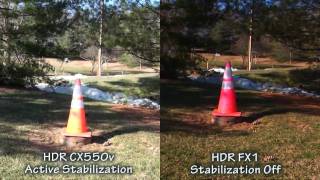 Sony HDR CX550v Review Comparison and Slow Motion Test [upl. by Trbor195]