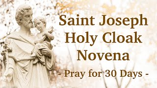 Saint Joseph Holy Cloak Novena  Pray for 30 Days  Dave and Joan Maroney [upl. by Haig]