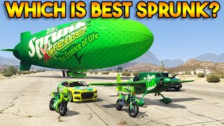 GTA 5 ONLINE  WHICH IS BEST SPRUNK VEHICLE [upl. by Kennie669]