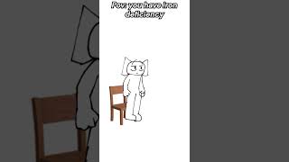 Pov  You have iron deficiency shorts animation banny comedy funny flipaclip brasil [upl. by Imeka691]