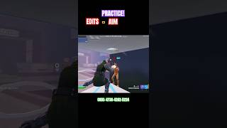 EDIT AIM AND PIECE CONTROL MAP PRACTICE ✅ fortnitemap fortnitepractice fortnitebeginner [upl. by Chaffee]