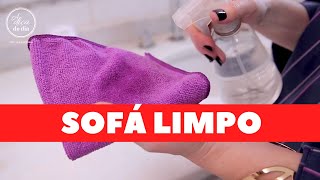 MISTURINHA CASEIRA PARA LIMPAR SOFÁ RECEITA DIY  FLÁVIA FERRARI [upl. by Enelyw]