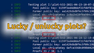 Should I replot quotunluckyquot chia plots [upl. by Koetke]