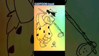 Fred Flintstone funny Drawing 😍😃 fred flinstones cartoonart stay cartoon [upl. by Enilatan]