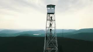 Overlook Fire Tower Catskill Park New York shot with Mavic Pro [upl. by Eentihw322]