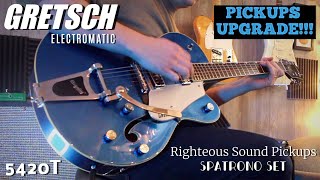 Gretsch Electromatic 5420t Pickups Upgrade [upl. by Ventre]