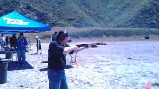 HK Benelli M1 S90 rapid fire 8 shots in 2 seconds [upl. by Herrle927]