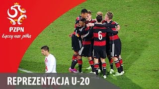 U20 Bramki z meczu Polska  Niemcy 02 [upl. by Artnoed]