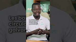 Bassin circulaire galvanisé vidéo by AgribusinessTV farming construction agriculture [upl. by Malan]