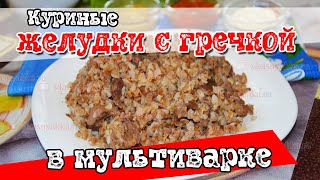 Куриные желудки с гречкой в мультиварке [upl. by Dewain]