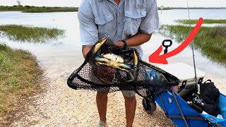 Crabbing in Galveston  CHEAP [upl. by Brieta]