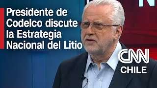 Máximo Pacheco presidente de Codelco sobre litio quotNos hemos preparado para esta responsabilidadquot [upl. by Acceber429]