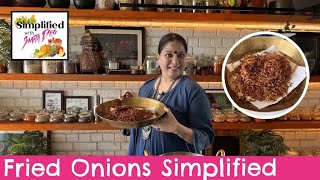 Crispy amp Flavourful Birista Recipe  How to Perfectly Fry Onions for Biryani and Pulao [upl. by Dante461]