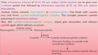 CYANIDE POISONING AND ITS TREATMENT [upl. by Yelsna]