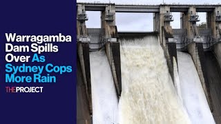 Warragamba Dam Spills Over As Sydney Cops More Rain [upl. by Sivert55]