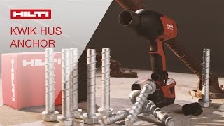 DEMO of the Hilti Kwik HUS screw anchor and reusability gauge [upl. by Downe772]