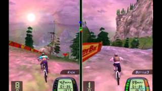 Downhill Domination PS2 Multiplayer Gameplay CodemastersIncog Inc Playstation 2 [upl. by Fine]