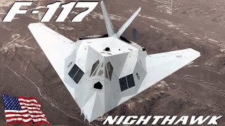 F117 Nighthawk  Stealth Attack Aircraft developed by Skunk Works [upl. by Tedra]