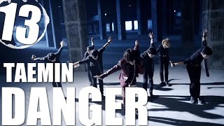 Taemin Danger  Step By Step Tutorial Ep 13 [upl. by Bovill]