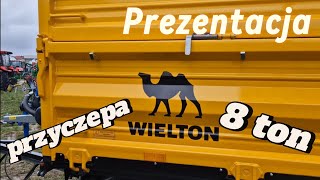 Prezentacja przyczepy WIELTON o ładowności 8 ton ROLMECH [upl. by Adnic]