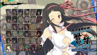 SENRAN KAGURA ESTIVAL VERSUS ALL CHARACTERS [upl. by Yrrok]