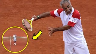 FUNNIEST Tennis Match EVER You Wont Stop Laughing 5 Mansour Bahrami The Entertainer [upl. by Markland931]