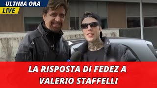 Arresti Capi Ultras la Risposta di Fedez a Valerio Staffelli [upl. by Eltsyrc]