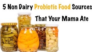 5 Non Dairy Probiotic Food Sources That Your Mama Ate [upl. by Malita852]