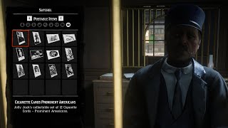 Reward for finding all 144 cigarette cards  Red Dead Redemption 2 [upl. by Anael]