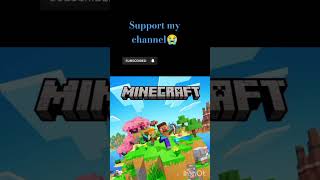 Minecraft support channel shorts minecraft 😭 [upl. by Auhsuj]