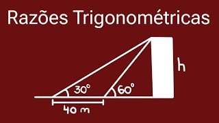 🟧 RESOLVENDO PROBLEMAS com as RAZÕES TRIGONOMÉTRICAS [upl. by Eanyl770]