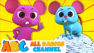 There Were Two Mice  Kids Songs  All Babies Channel [upl. by Cornish]