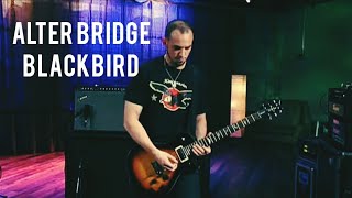 Alter Bridge quotBlackbirdquot  Solo lesson by Mark Tremonti [upl. by Francie987]