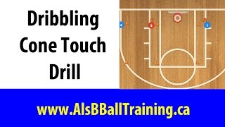 Dribbling Cone Competition Basketball Drill [upl. by Assiar]