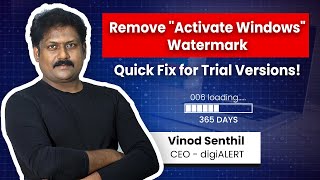 Remove quotActivate Windowsquot Watermark  Quick Fix for Trial Versions 💻🔧video 6365  FULL VIDEO [upl. by Jeffy]