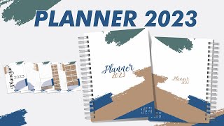 PLANNER 2023 Produção passo a passo [upl. by Neirol]