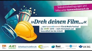 Mach mit beim kommmitmensch Film amp Mediafestival der AA 2019 [upl. by Jarnagin142]