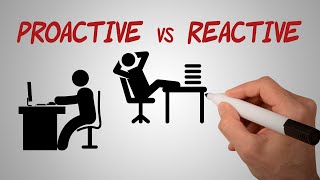 Proactive vs Reactive  Be Proactive [upl. by Ltney]