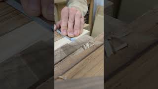 Paring back the mallet tenon woodworking woodwork craft craftmanship finewoodworking joinery [upl. by Bokaj]