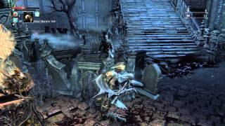 Bloodborne  Tomb of Oedon Henryk The quotMadquot Old Hunter NPC Fight Gameplay quotHeirquot Acquired [upl. by Adnwahsor]