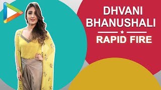 “Shreya Ghoshal is my favourite singer…” Dhvani Bhanushali  RAPID FIRE  Jonita Gandhi  Dilbar [upl. by Niraj988]