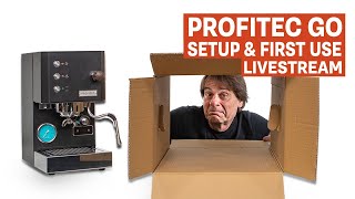 Profitec GO  Unboxing Startup amp First Use [upl. by Allsun]