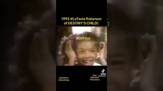 LaTavia Roberson of DESTINYS CHILD in just for me  1993 90s fypシ゚viral [upl. by Birecree]