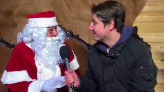 Der RNZWeihnachtsmarktReporter Interview mit dem Weihnachtsmann [upl. by Adest]