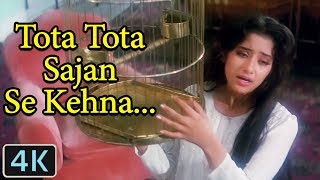 Tota Tota Sajan Se Kehna  Full 4K Video Song  Manisha Koirala  First Love Letter [upl. by Llehctim935]